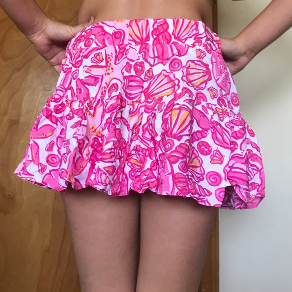 Lilly Pulitzer Pink Printed Mini Skirt Size XS - Picture 3 of 4